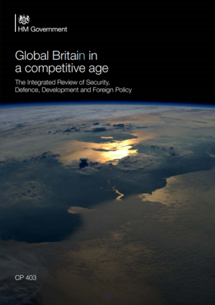 The cover of the Integrated Review publication