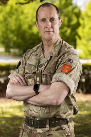 A photo of Brigadier Stefan Crossfield in uniform